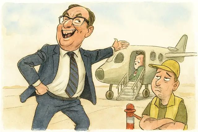 Karikatur zum Stück: Weniger Abschiebungen, mehr Ankündigungen: Was Dobrindts Bilanz trägt