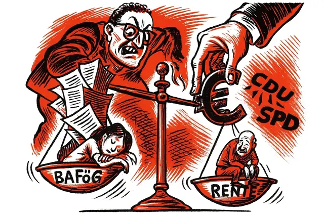 BAföG und Rente: Finanzdebatten spalten die Parteien