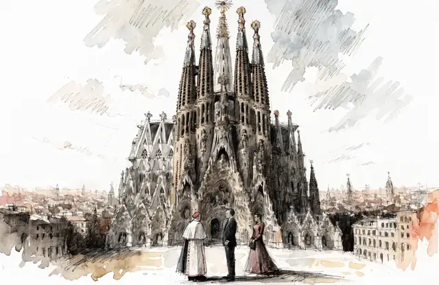 Papstbesuch und Gedenken an Gaudí: Barcelona ehrt die Sagrada Família