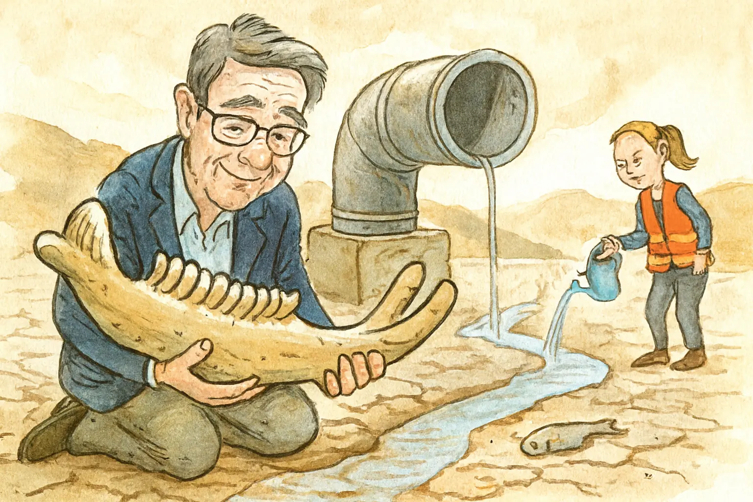 Wenn der Fluss das Archiv öffnet