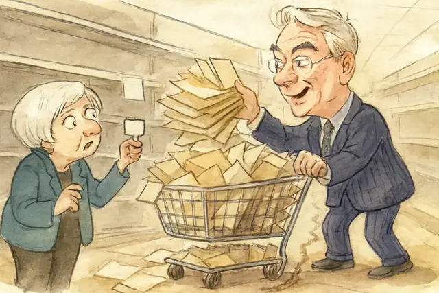 Vierzig Billionen Dollar: Die unsichtbare Decke des US-Anleihemarktes