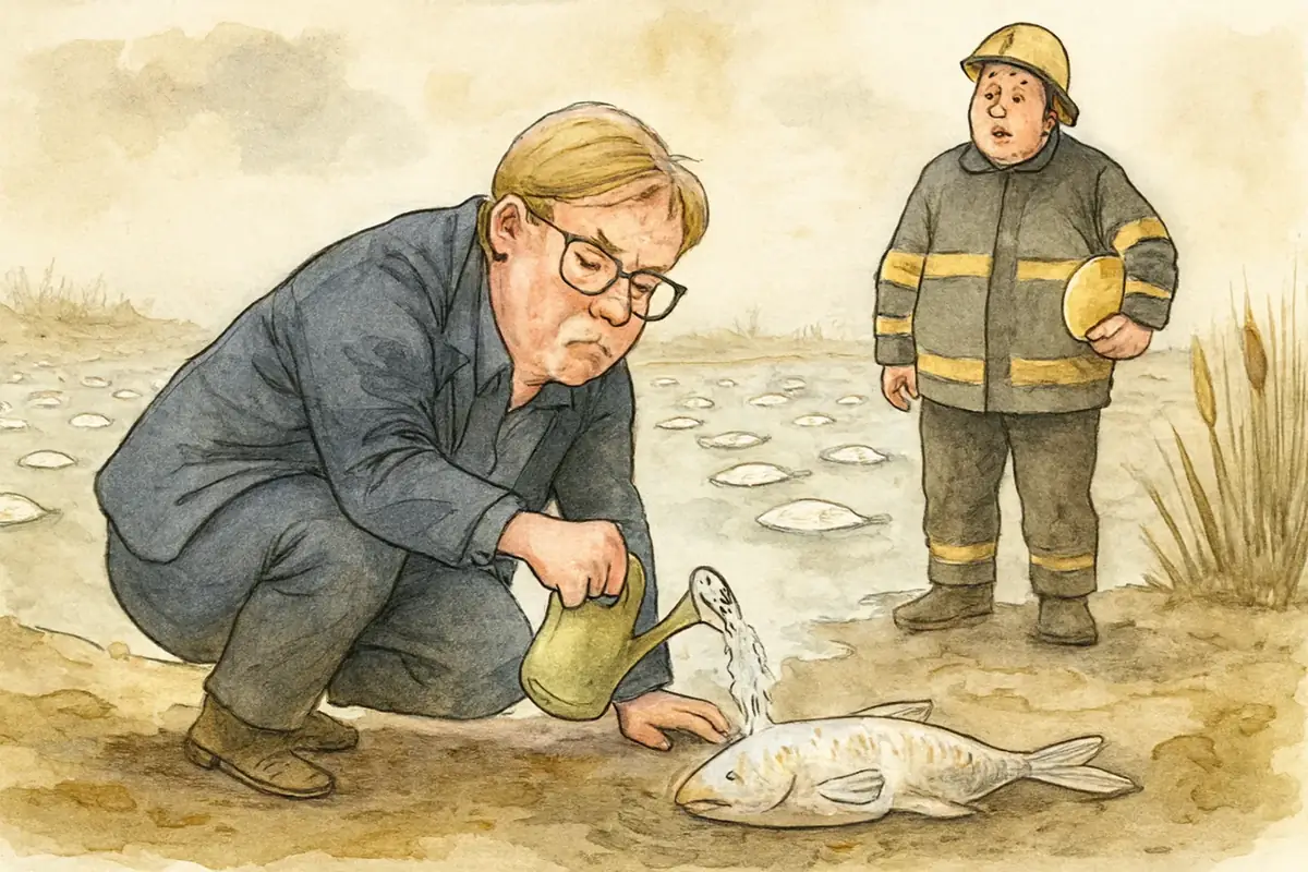 Die Oder stirbt nicht, sie wird sterben gelassen