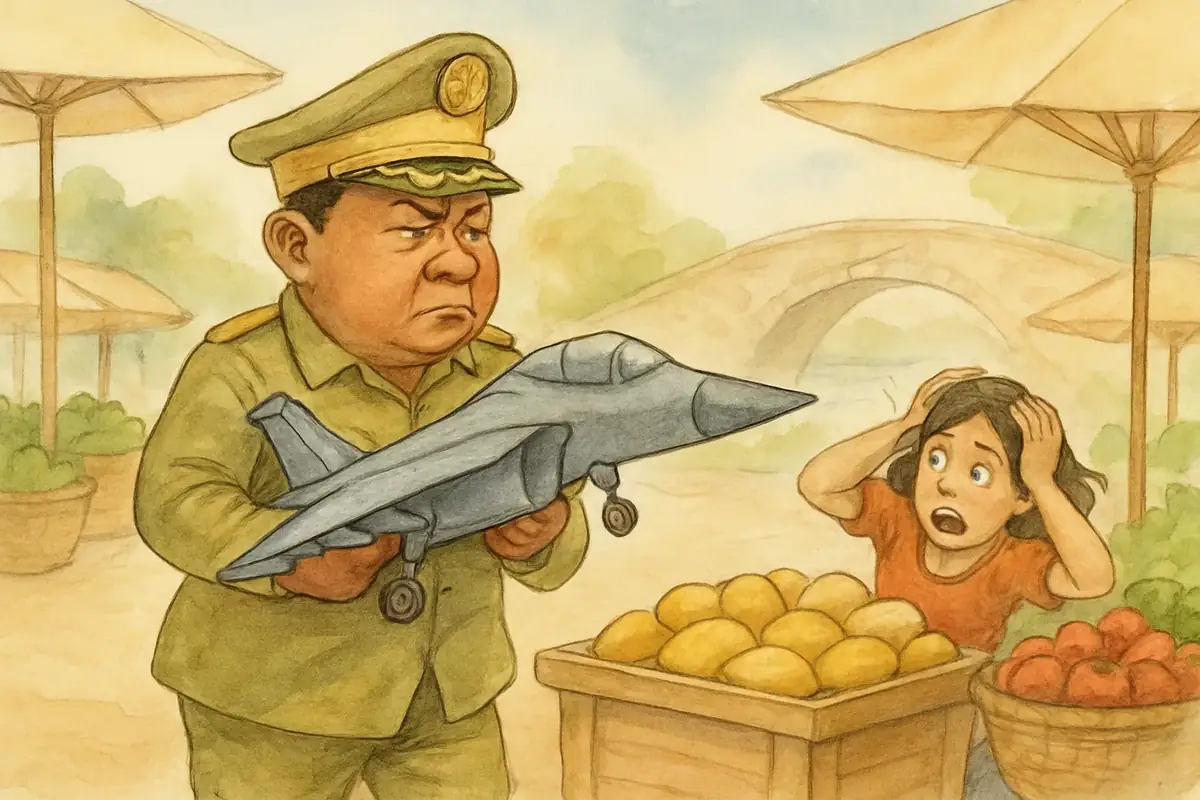 Wenn der Boden verloren geht, fallen Bomben auf Märkte