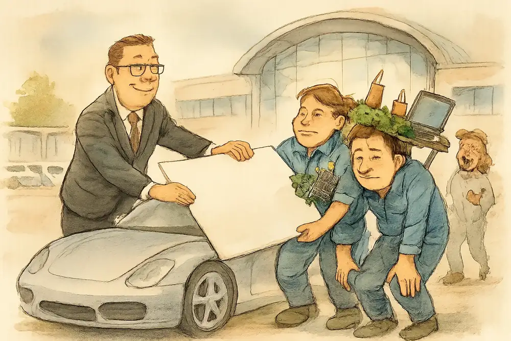 Porsche nennt den Absatzrückgang Wertorientierung – die Marge liegt bei 7,8 Prozent
