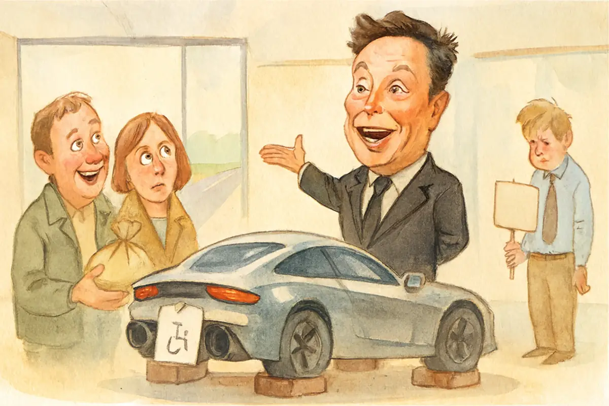 Tesla verlangt Reservierungsgeld für einen Roadster ohne Preis