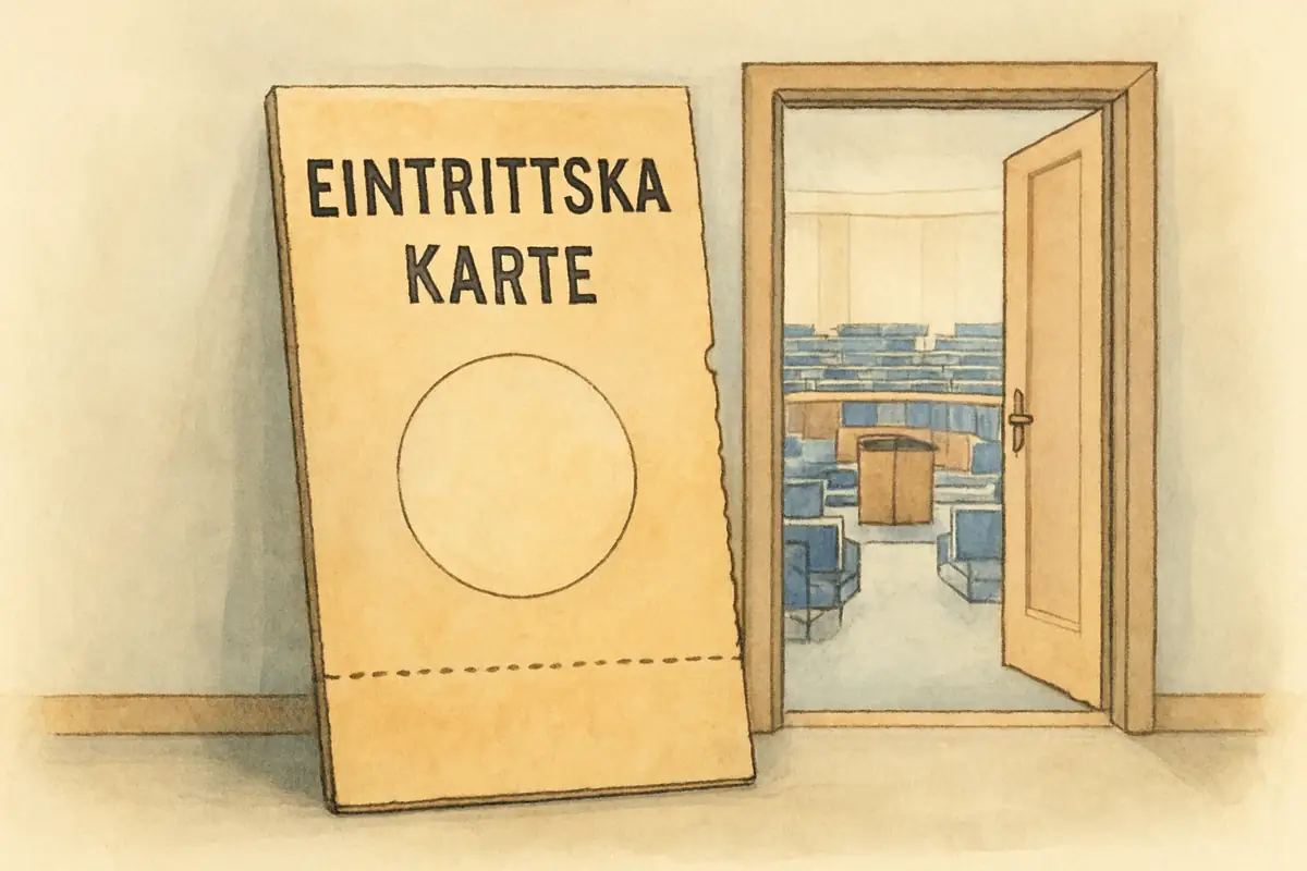 Emdes Unterschrift war ein Eintrittsticket, kein Bekenntnis